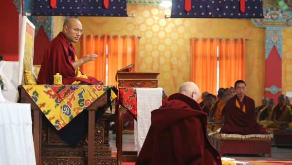 The Gyalwang Karmapa Continues Teaching, Announces Plans for Shedra Curriculum